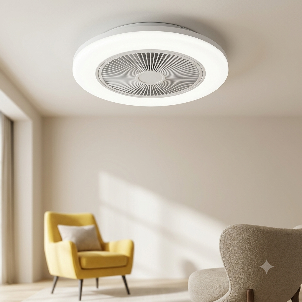 LED PLAFONJERA SA VENTILATOROM