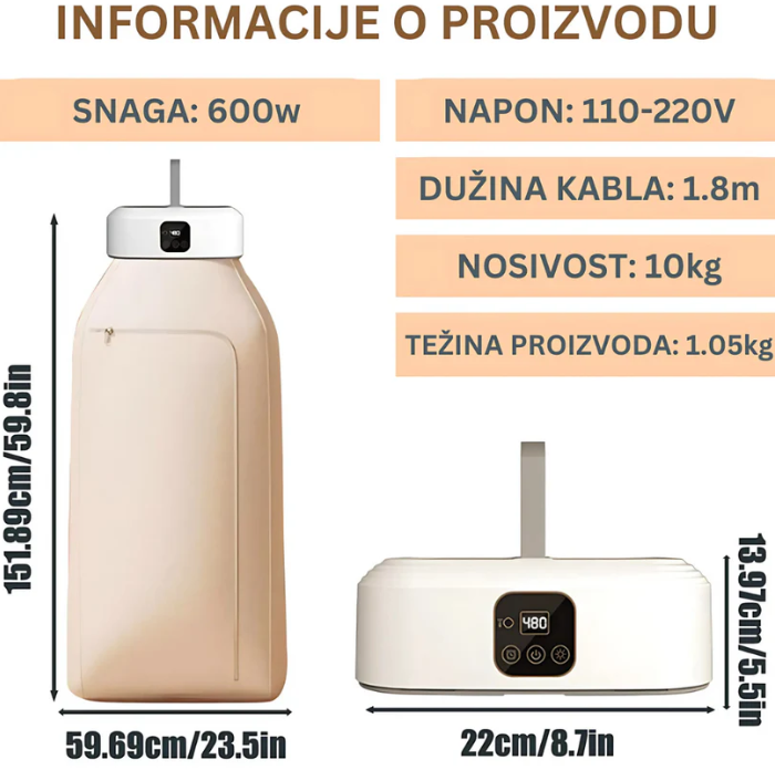 PRENOSIVA SUŠILICA