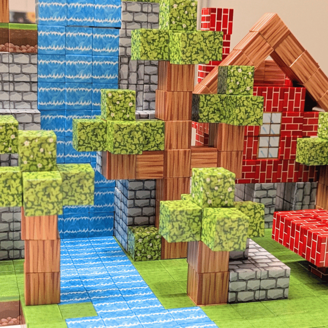 MINECRAFT MAGNETNE KOCKICE - 200 KOCKICA U SETU