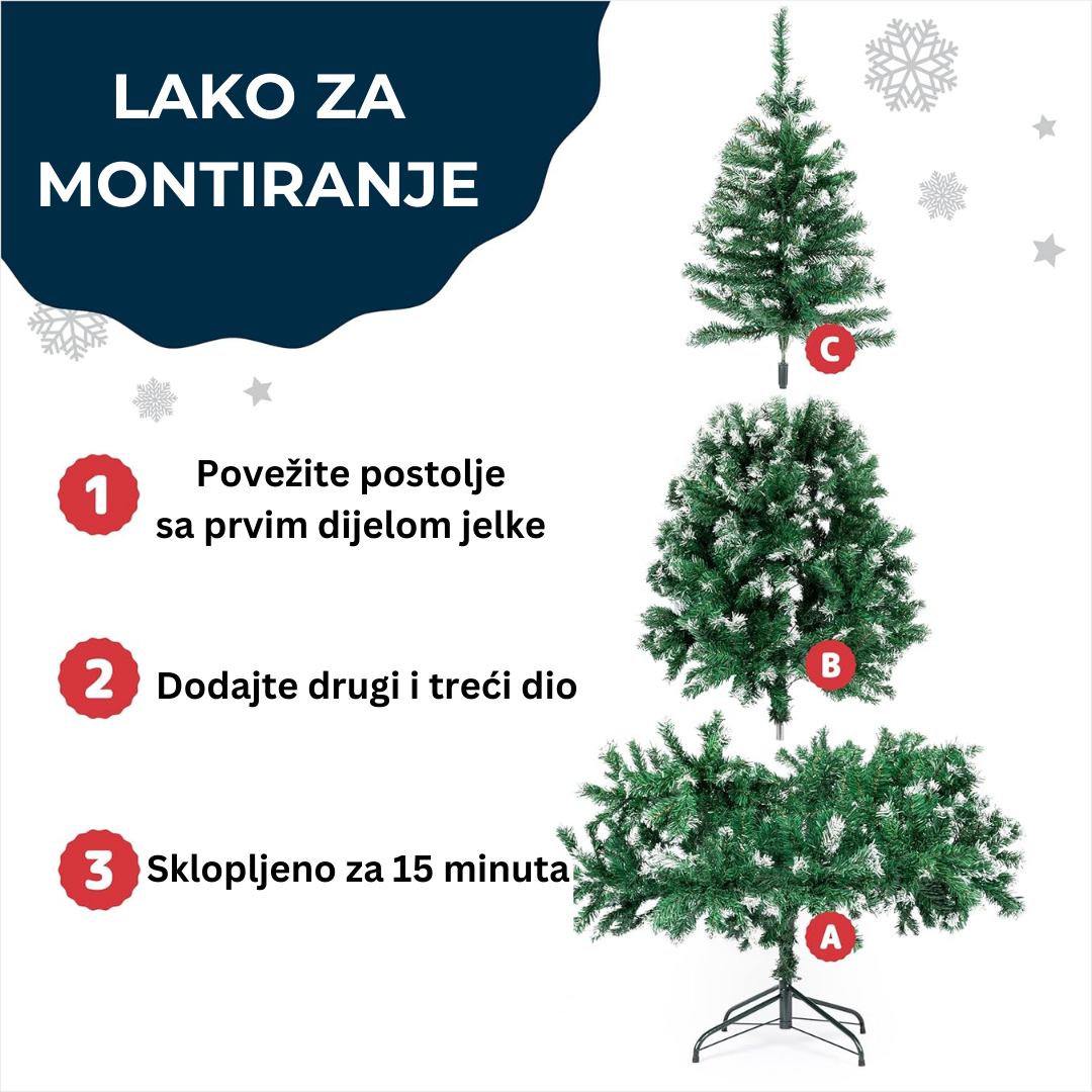 NOVOGODIŠNJA JELKA 1.8M