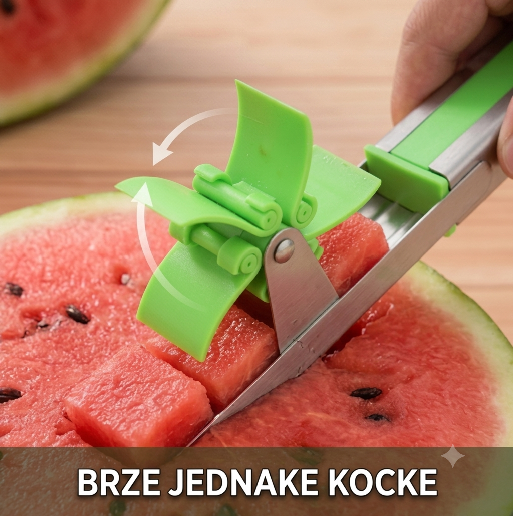 SJEKAČ ZA SAVRŠENE KOCKE LUBENICE