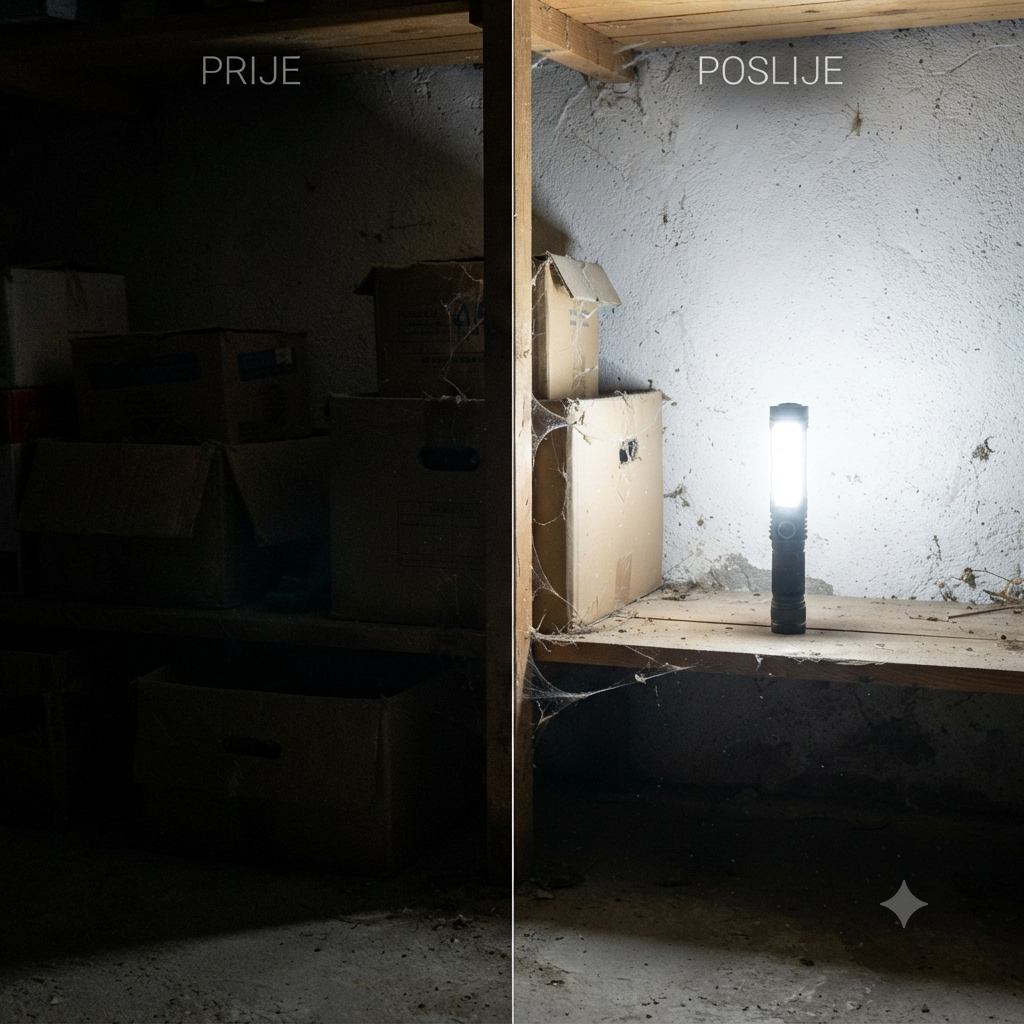 SUPER MOĆNA LED LAMPA