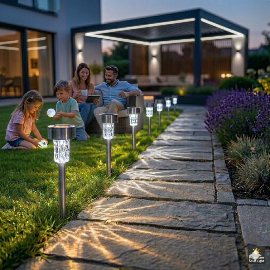 SOLARNE BAŠTENSKE LAMPE - SET OD 10 KOMADA