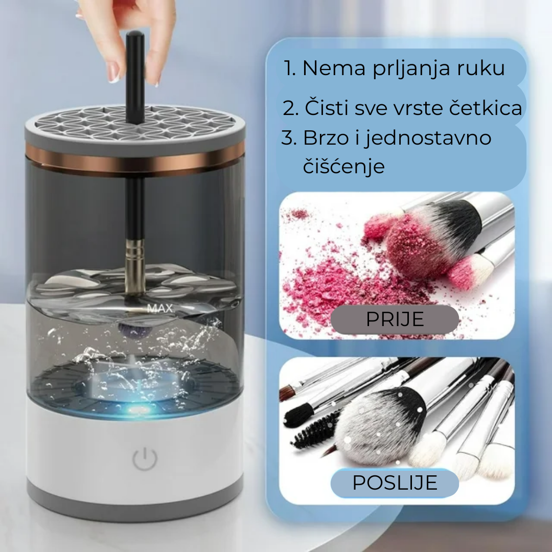 ELEKTRIČNI ČISTAČ ČETKICA ZA ŠMINKU